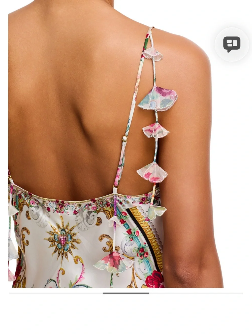 Camilla White Floral Silk Maxi Dress - Picture 3 of 11